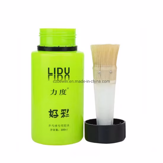 Bouteille de colle adhésive professionnelle pour Tennis de Table, production en usine, 250ml, 300ml